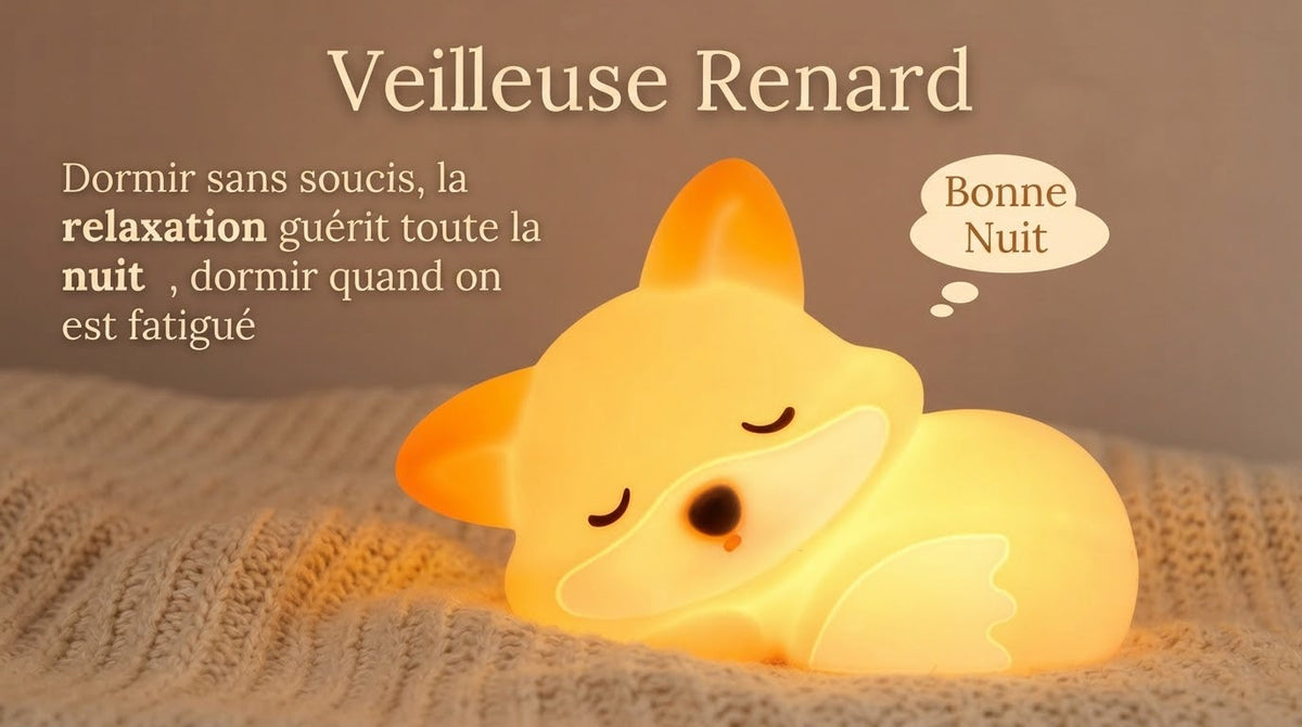 Veilleuse licorne portable silicone bébé