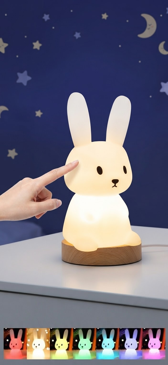 Veilleuse Lapin Tactile - BunnyTouch