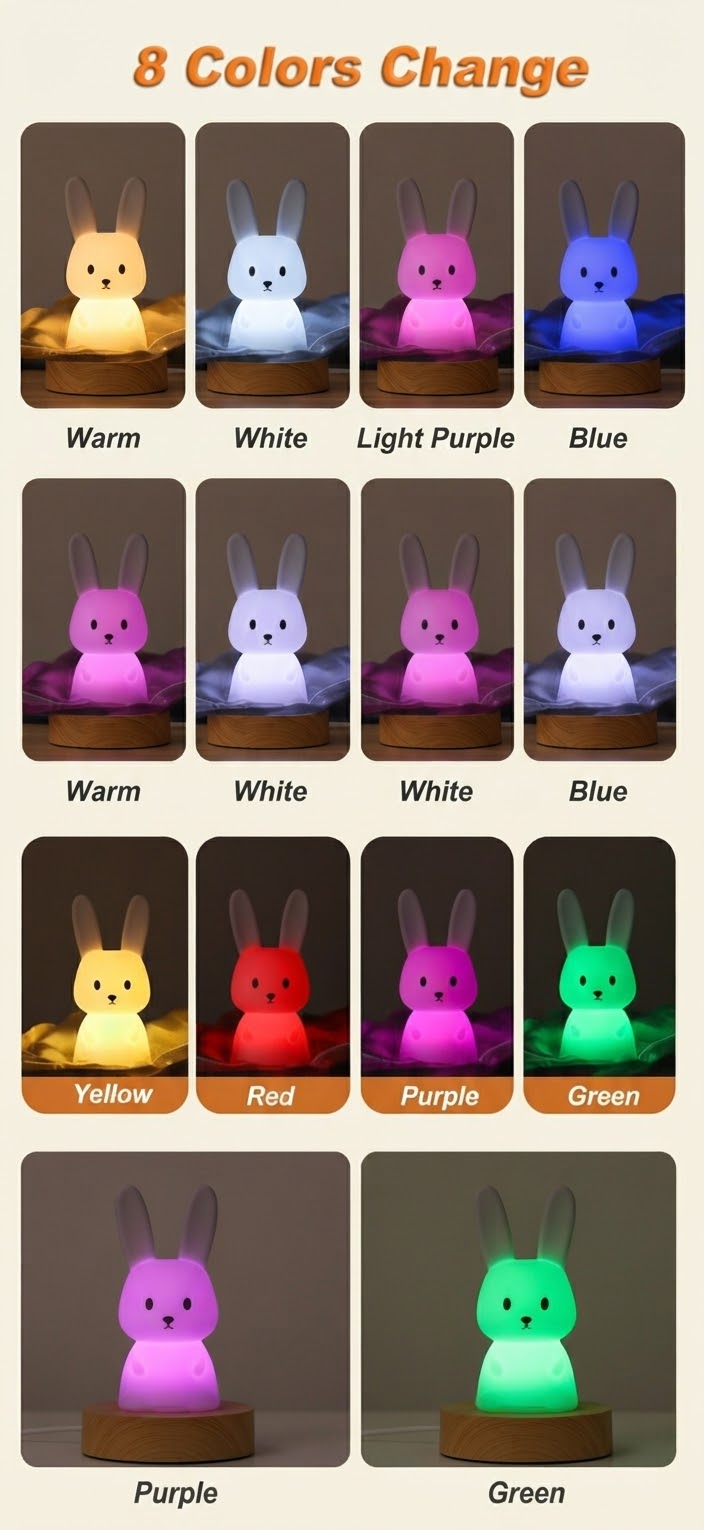 Veilleuse Lapin Tactile - BunnyTouch