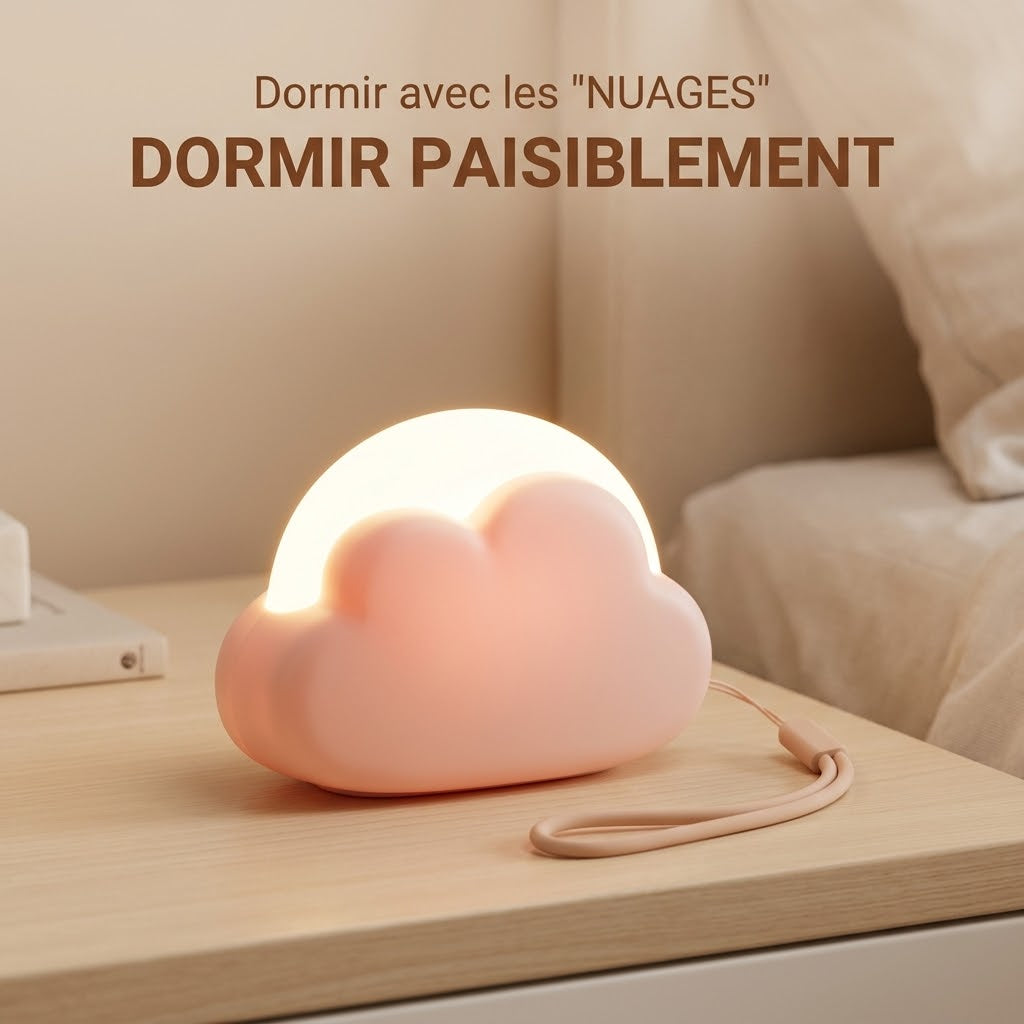 Veilleuse Nuage USB Sans Fil - CloudSoft