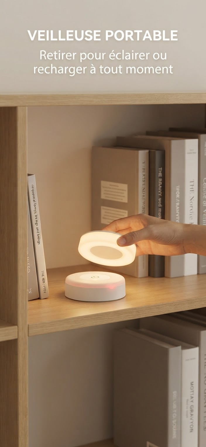 Veilleuse licorne silicone rechargeable nursery