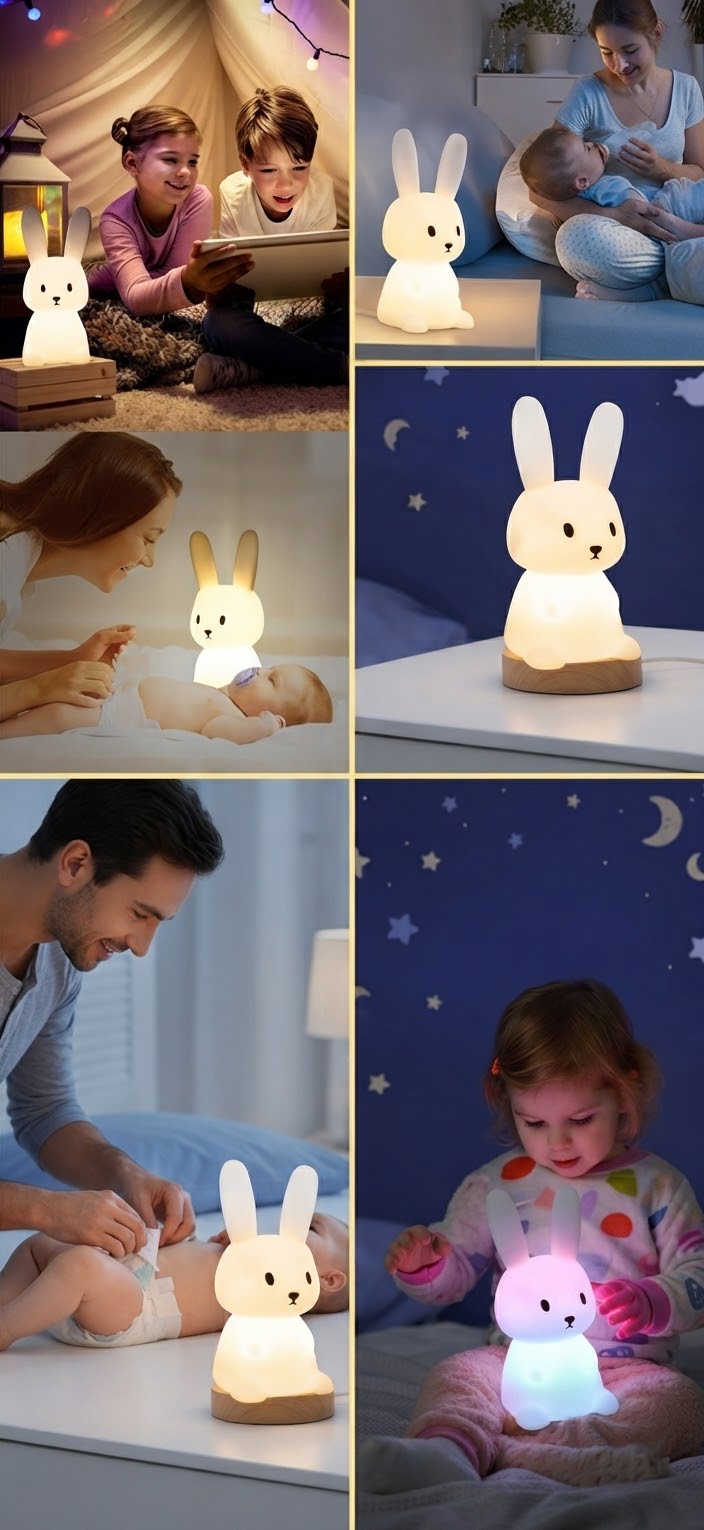 Veilleuse Lapin Tactile - BunnyTouch