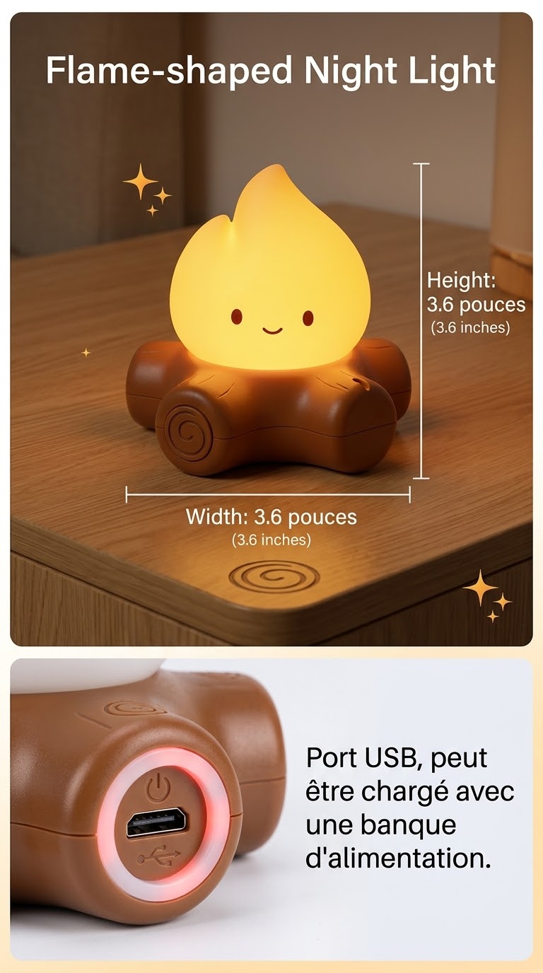 Veilleuse ours polaire silicone