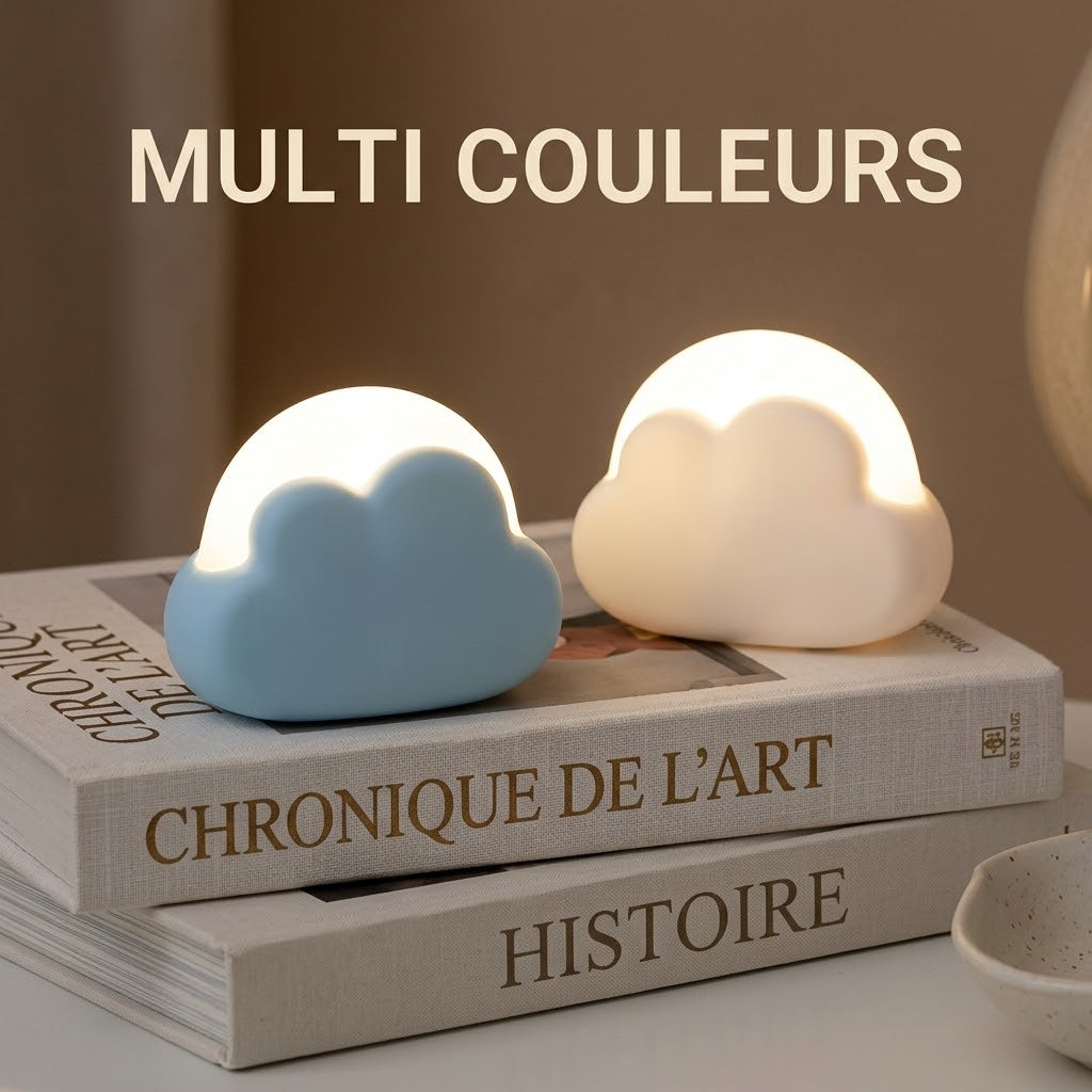 Veilleuse Nuage USB Sans Fil - CloudSoft
