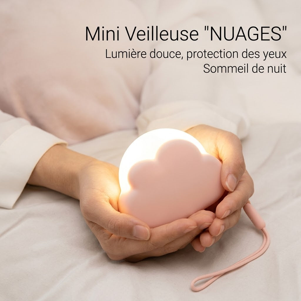Veilleuse Nuage USB Sans Fil - CloudSoft