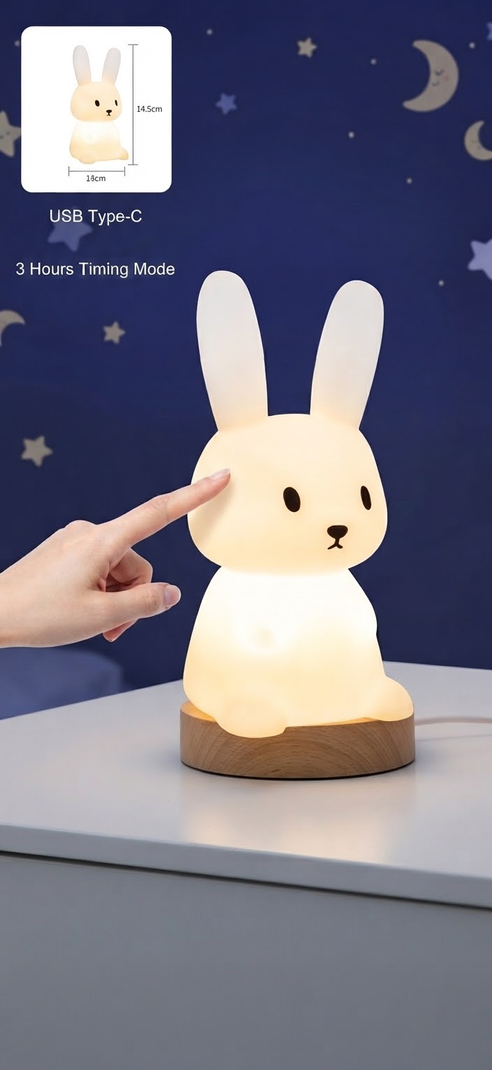 Veilleuse Lapin Tactile - BunnyTouch
