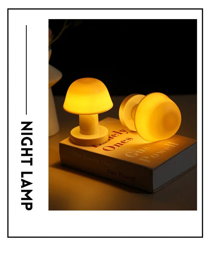 Veilleuse Champignon Mini Portable - MushRoomie