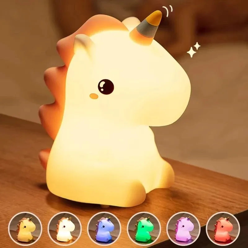 Veilleuse Licorne Silicone Rechargeable - MagicCorn