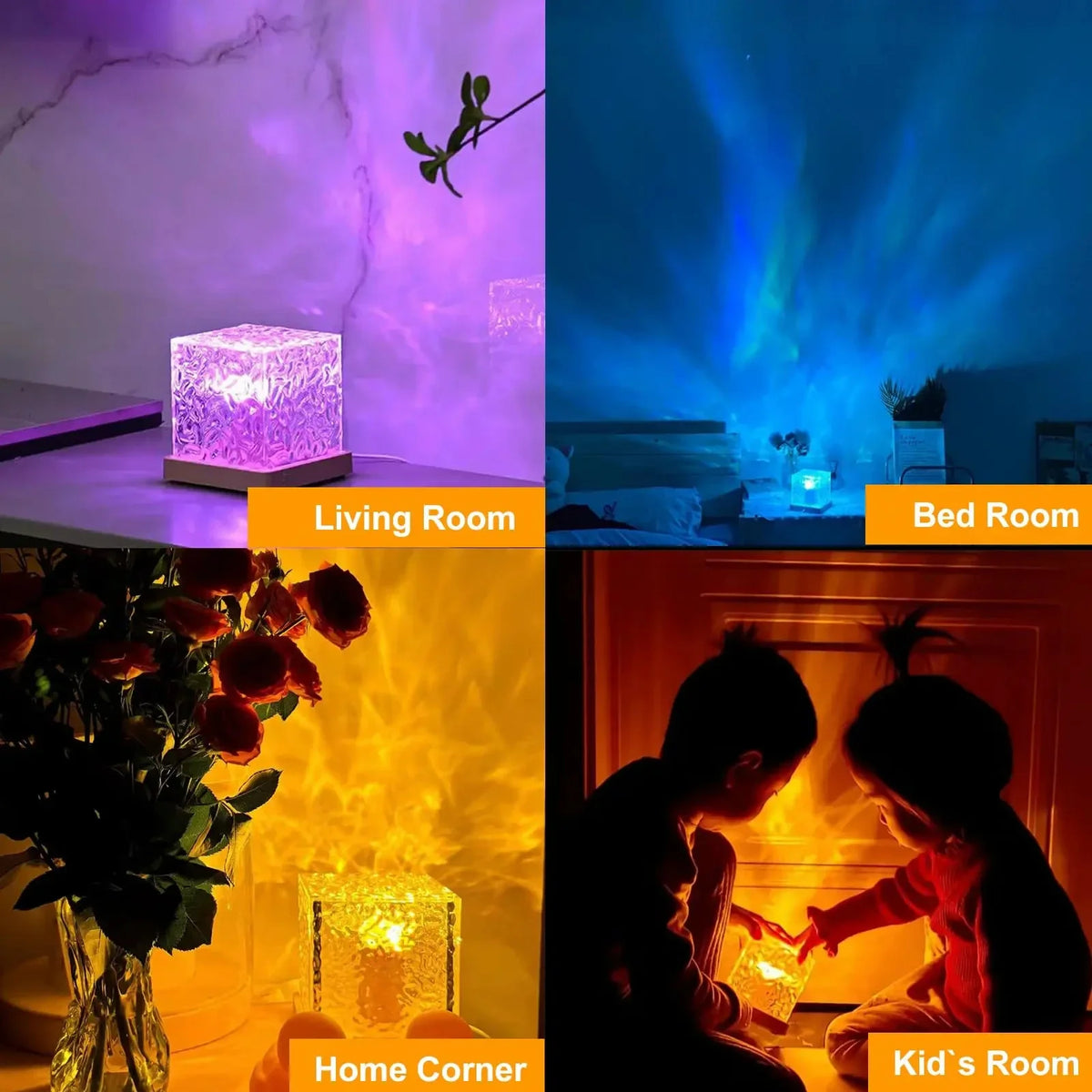 Veilleuse Projection Vagues Aurora RGB - AuroraWave
