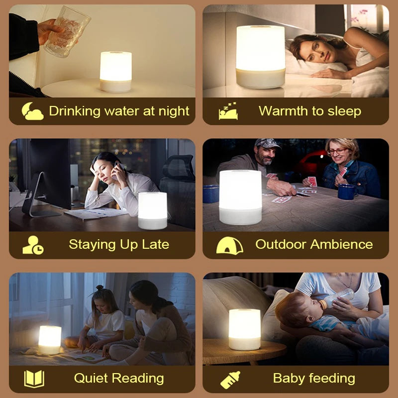 Veilleuse Rechargeable Tactile Chevet - BedsideGlow