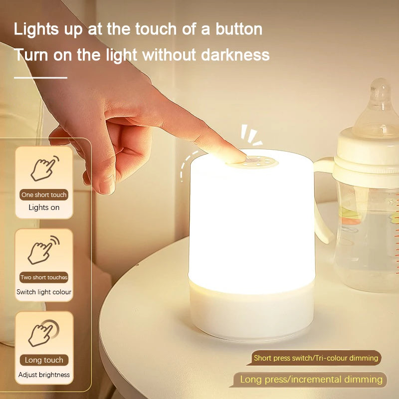 Veilleuse Rechargeable Tactile Chevet - BedsideGlow