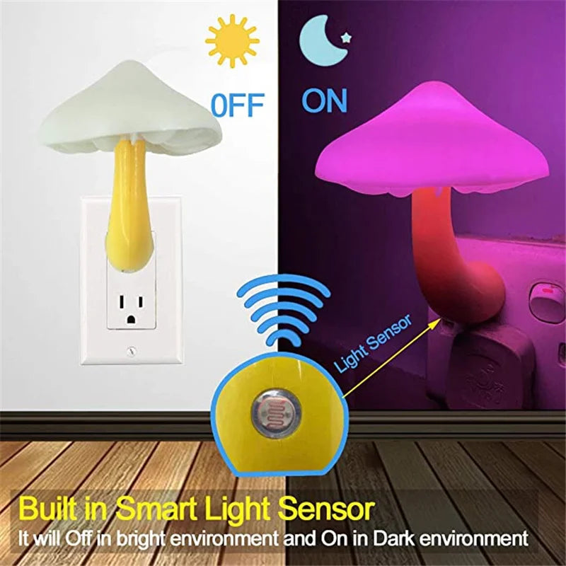 Veilleuse Champignon Capteur Automatique - MushGlow