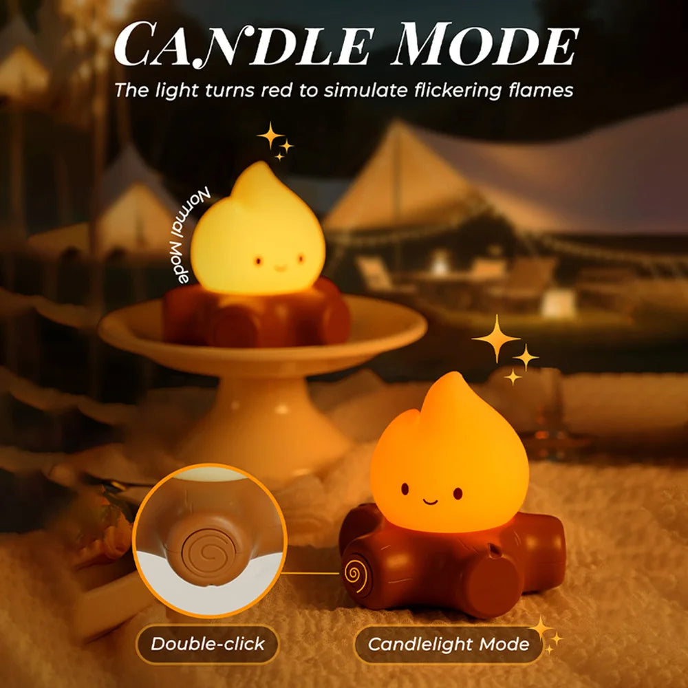 Veilleuse Feu de Camp Bruit Blanc - CozyFire