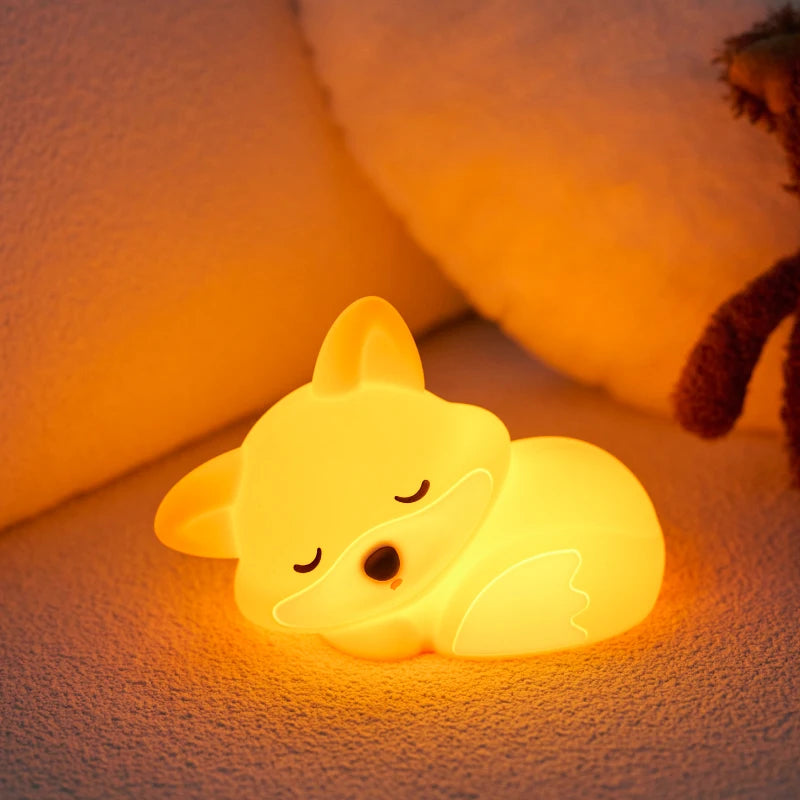 Veilleuse Renard Silicone Rechargeable - RenardDoux