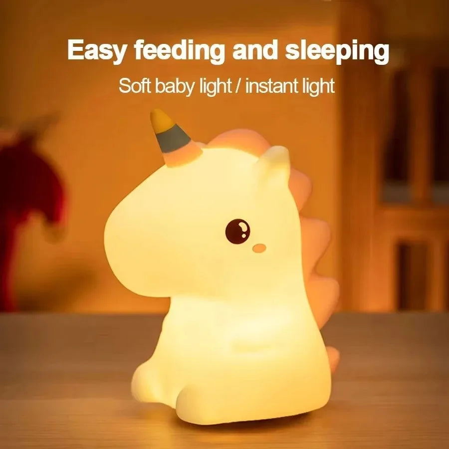 Veilleuse Licorne Silicone Rechargeable Nursery - CornyNight