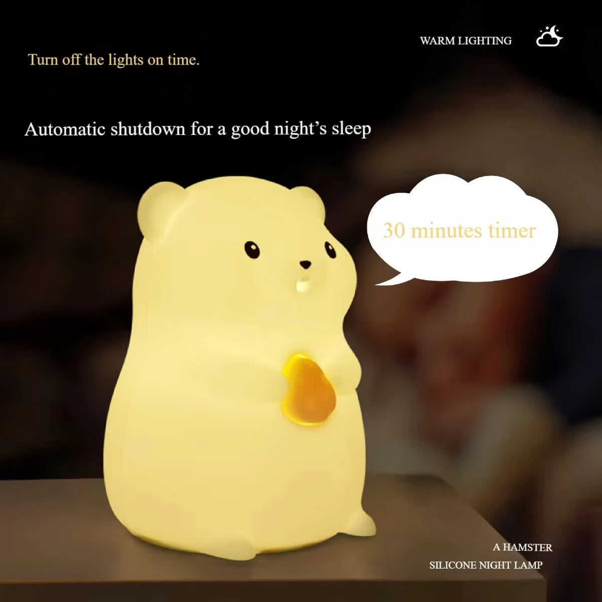 Veilleuse Licorne Silicone Rechargeable Nursery - CornyNight