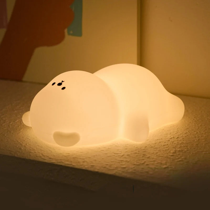 Veilleuse Ours Allongé Silicone - TeddyGlow