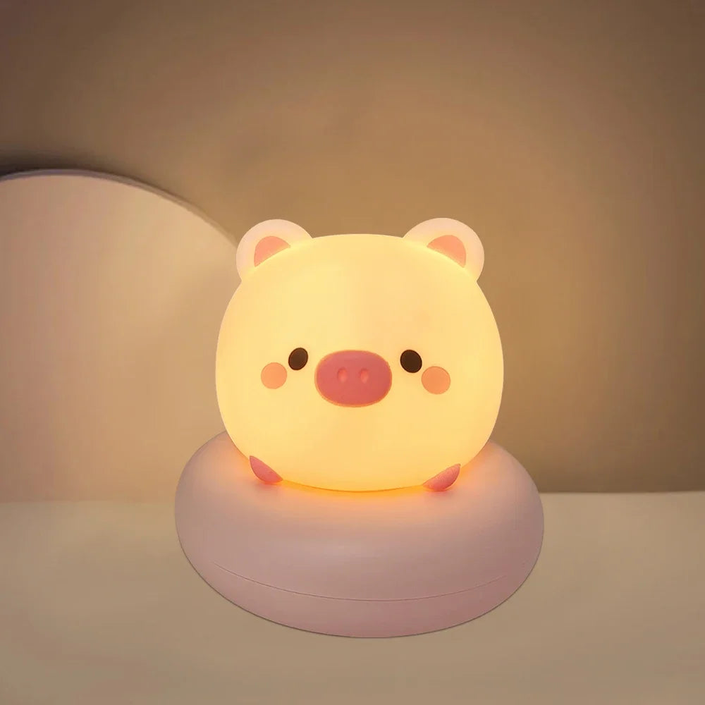 Veilleuse Bébé Animaux Tactile 3 Niveaux - LittleGlow