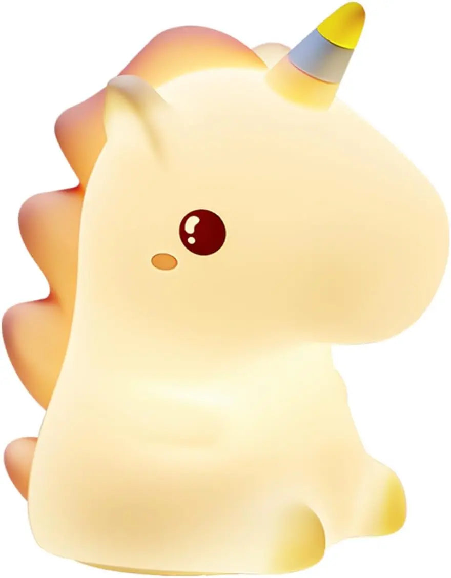 Veilleuse Licorne Portable Silicone Bébé - BabyCornGlow