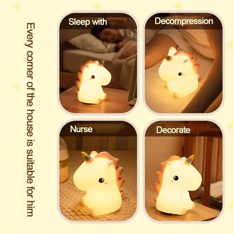 Veilleuse Licorne Silicone Rechargeable - MagicCorn