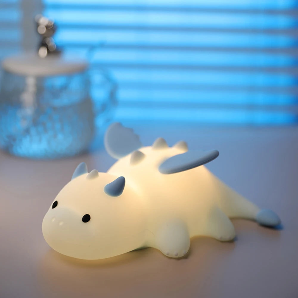 Veilleuse Peluche Silicone Colorée - SoftGlow