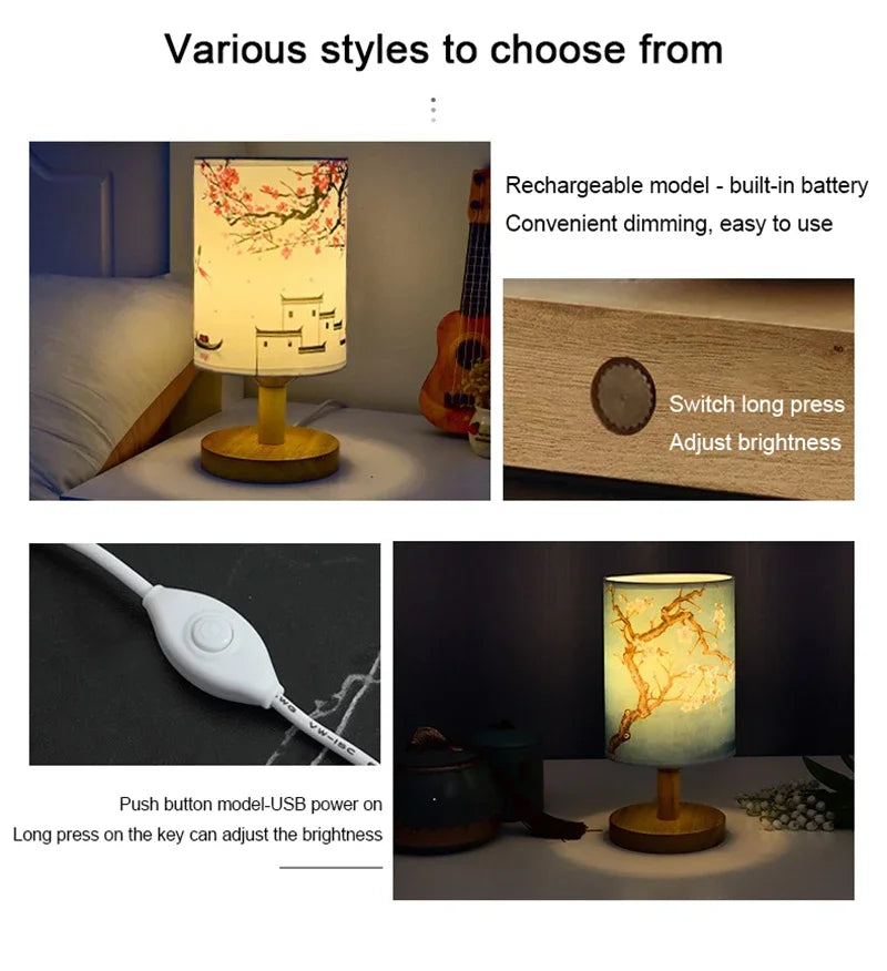 Veilleuse Adulte Carrée Style Chinois - SoyaLight