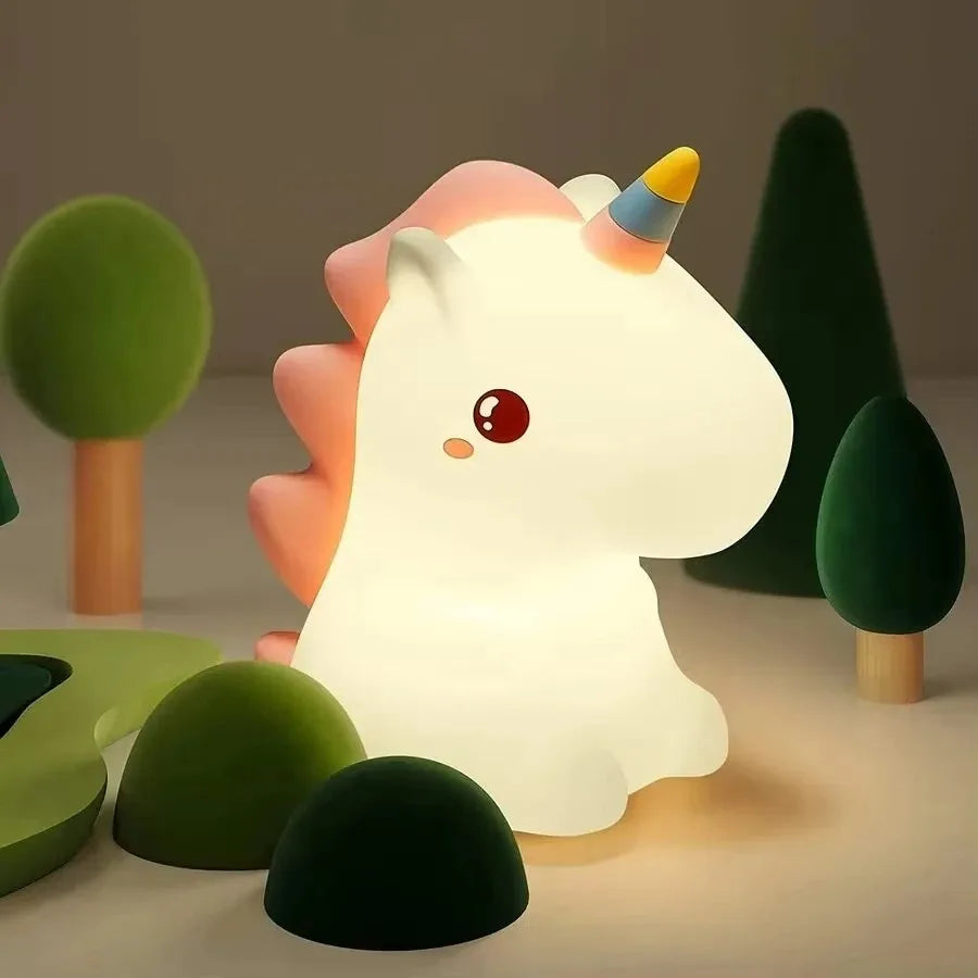 Veilleuse Licorne Silicone Rechargeable Nursery - CornyNight