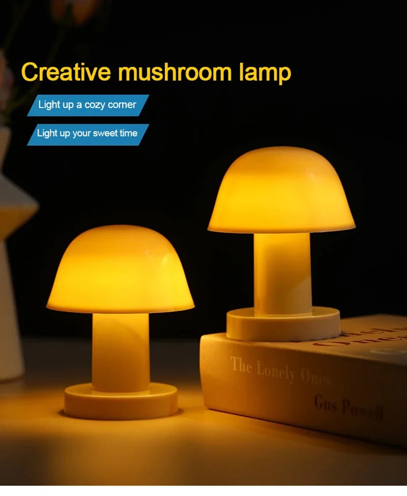 Veilleuse Champignon Mini Portable - MushRoomie