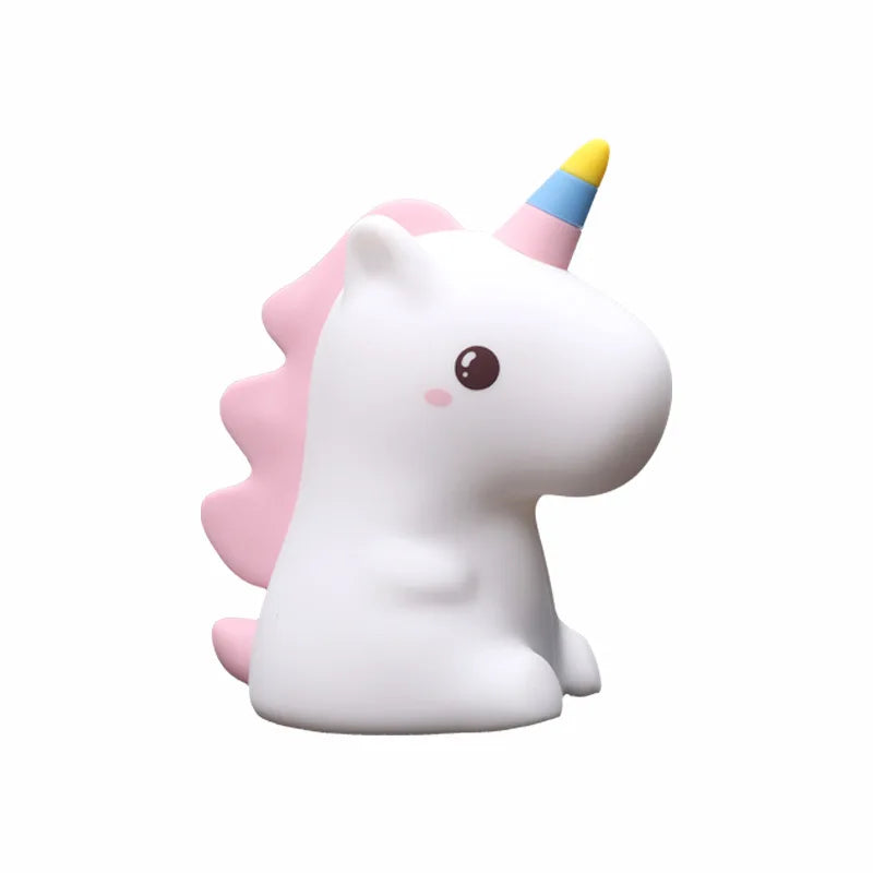 Veilleuse Licorne Portable Silicone Bébé - BabyCornGlow