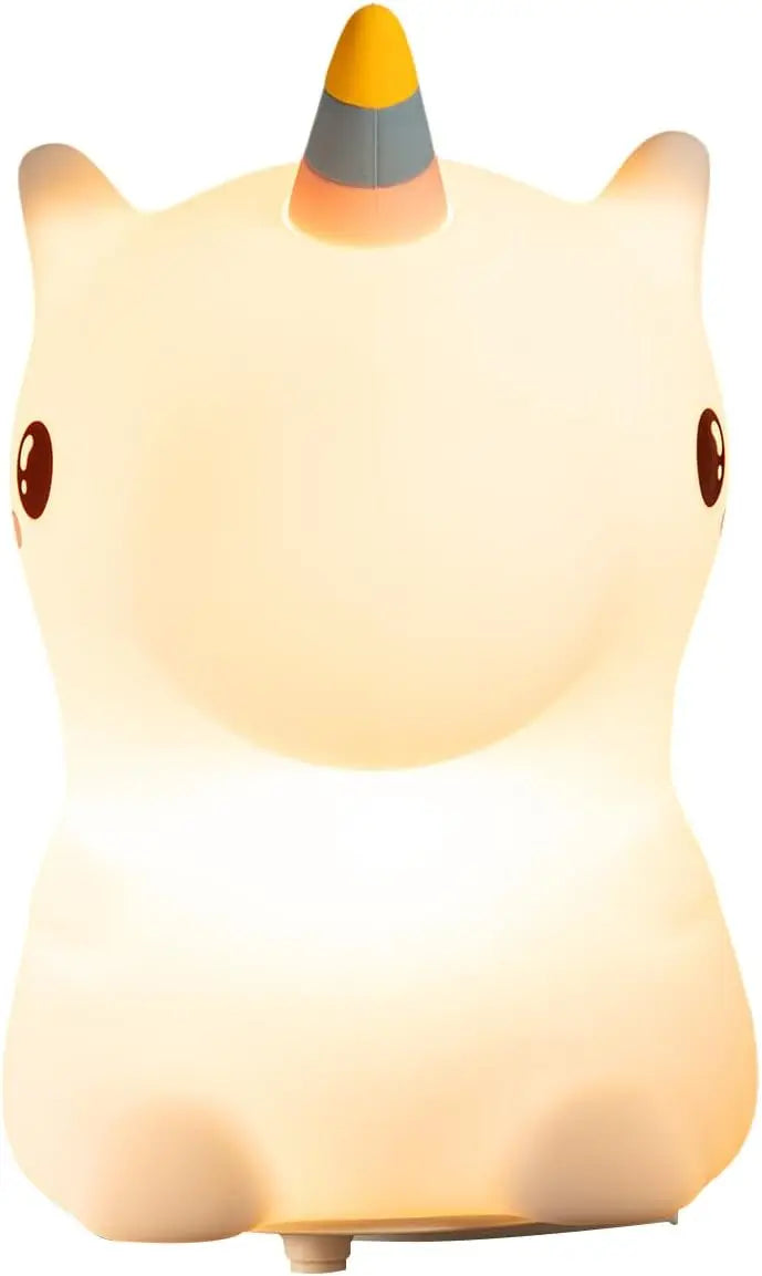 Veilleuse Licorne Portable Silicone Bébé - BabyCornGlow