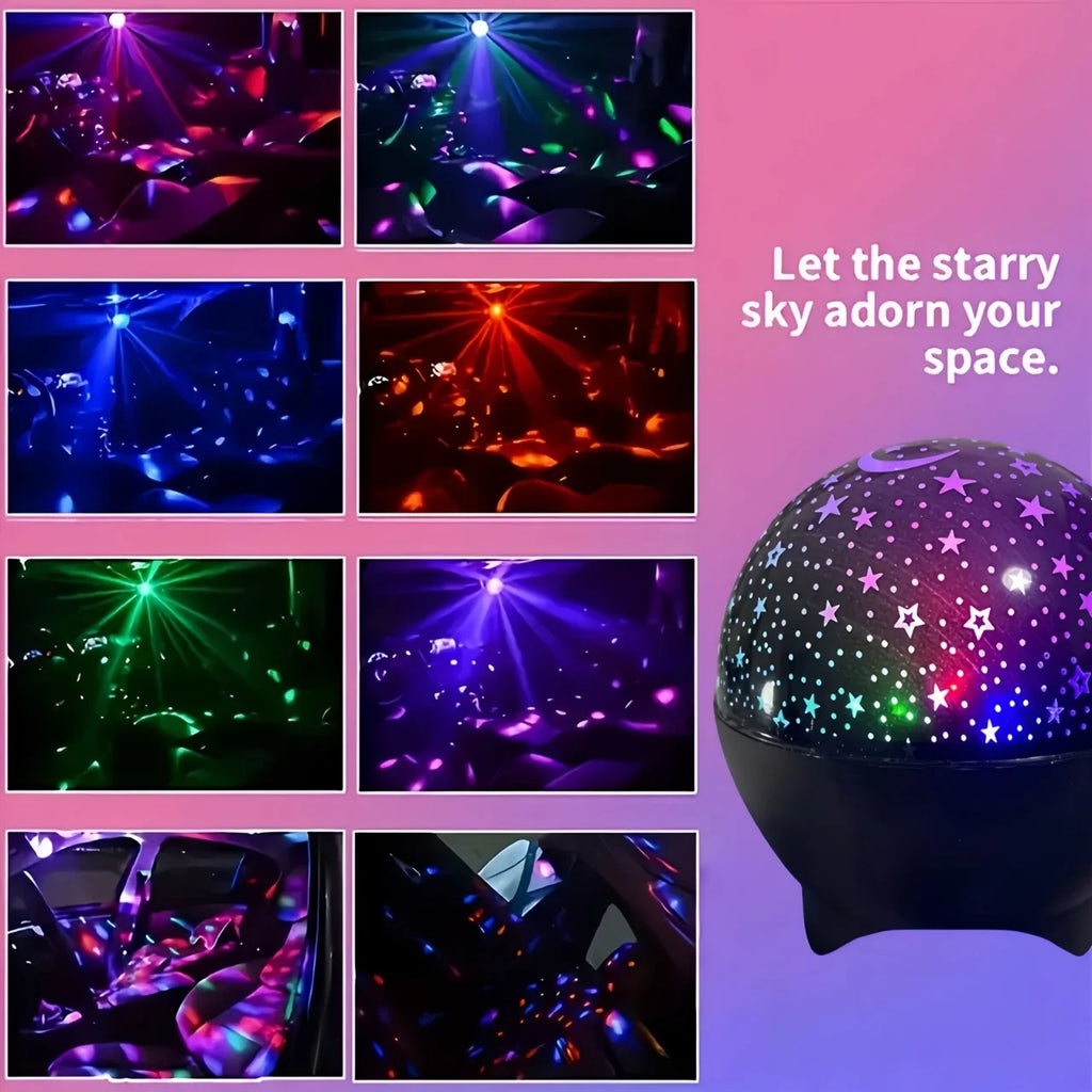 Veilleuse Projection Lune Galaxie RGB - MoonBeam