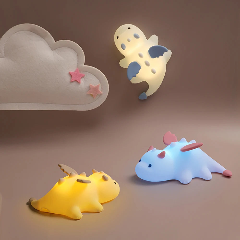 Veilleuse Peluche Silicone Colorée - SoftGlow