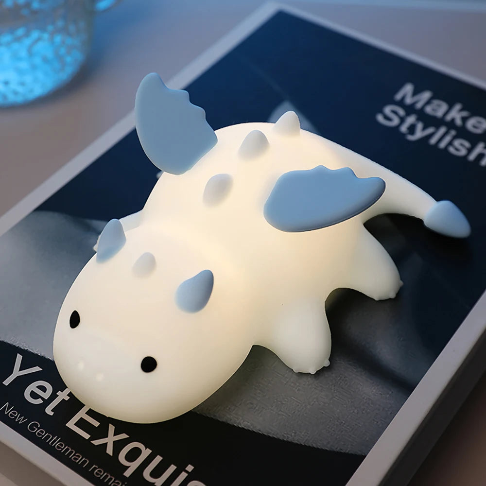 Veilleuse Peluche Silicone Colorée - SoftGlow
