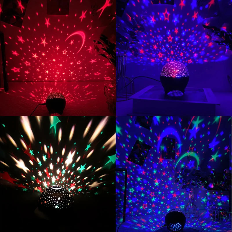 Veilleuse Projection Lune Galaxie RGB - MoonBeam