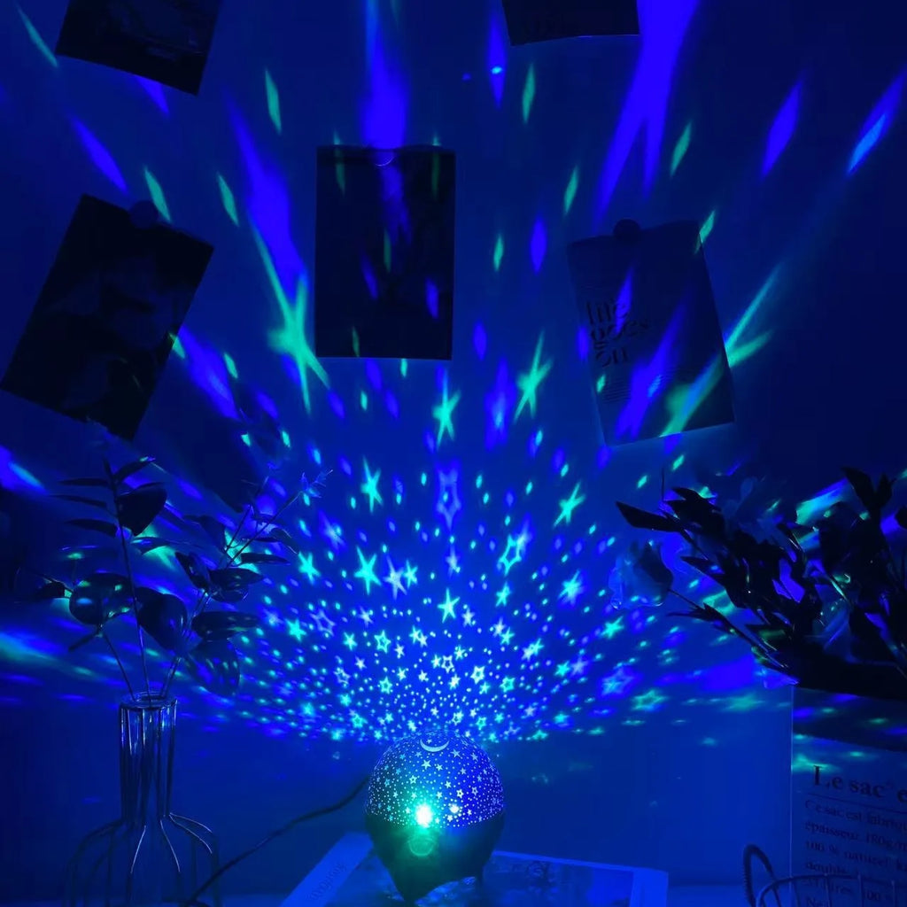 Veilleuse Projection Lune Galaxie RGB - MoonBeam