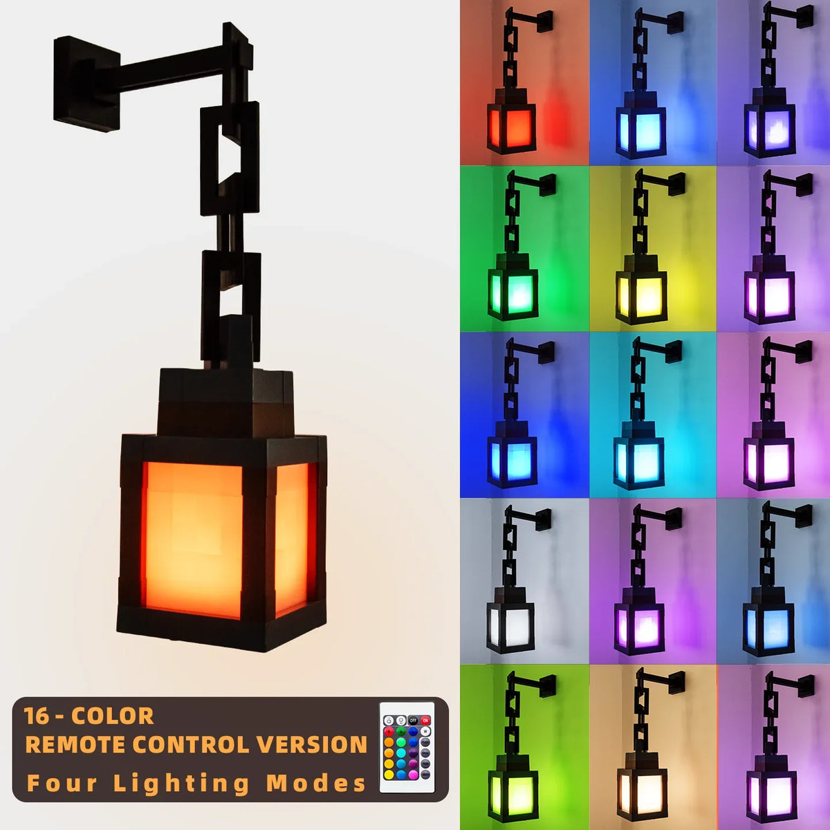 Veilleuse LED Pixel Rétro RGB - PixelVibe