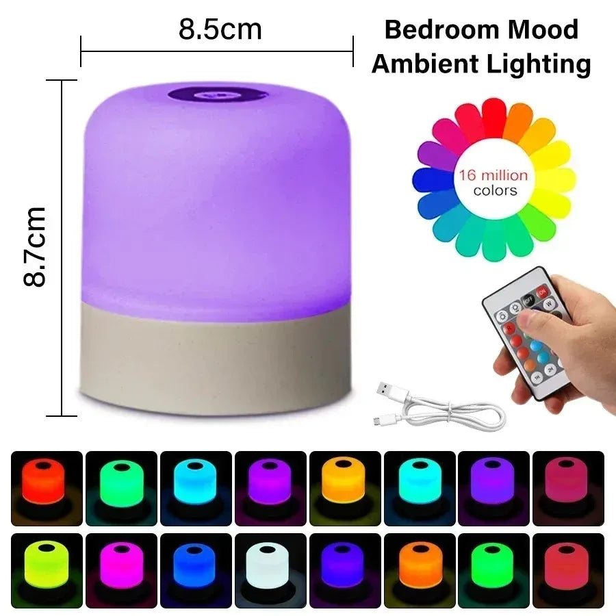 Veilleuse Rechargeable Tactile RGB - TouchGlow