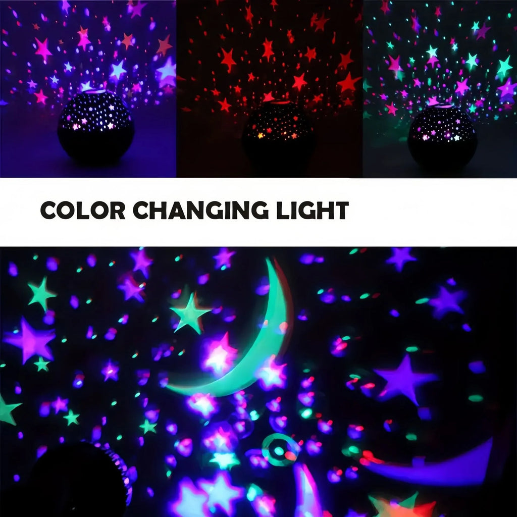 Veilleuse Projection Lune Galaxie RGB - MoonBeam