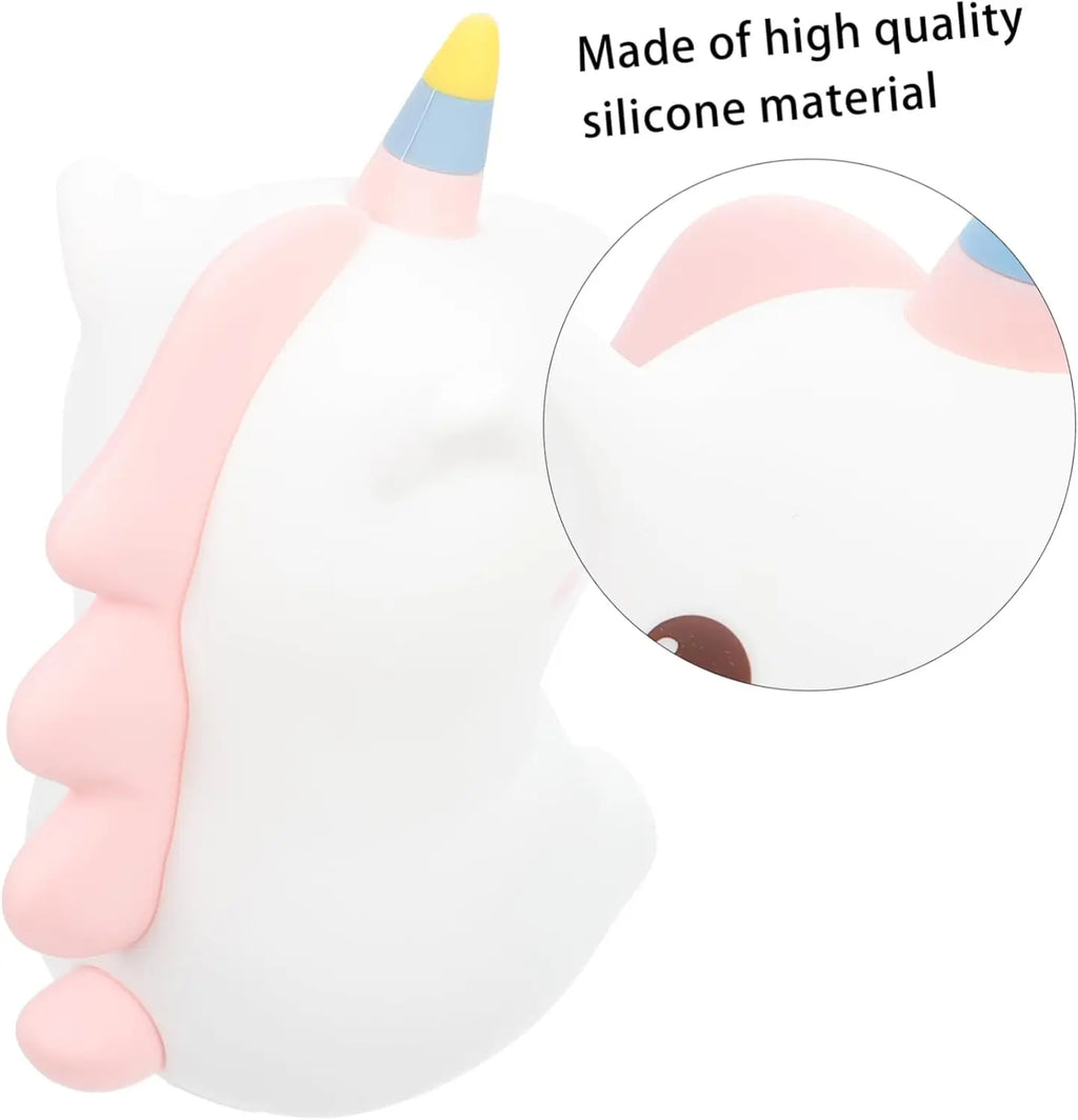 Veilleuse Licorne Portable Silicone Bébé - BabyCornGlow